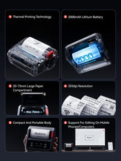 NIIMBOT B3S Upgrade 3Inch Thermal Label Printer