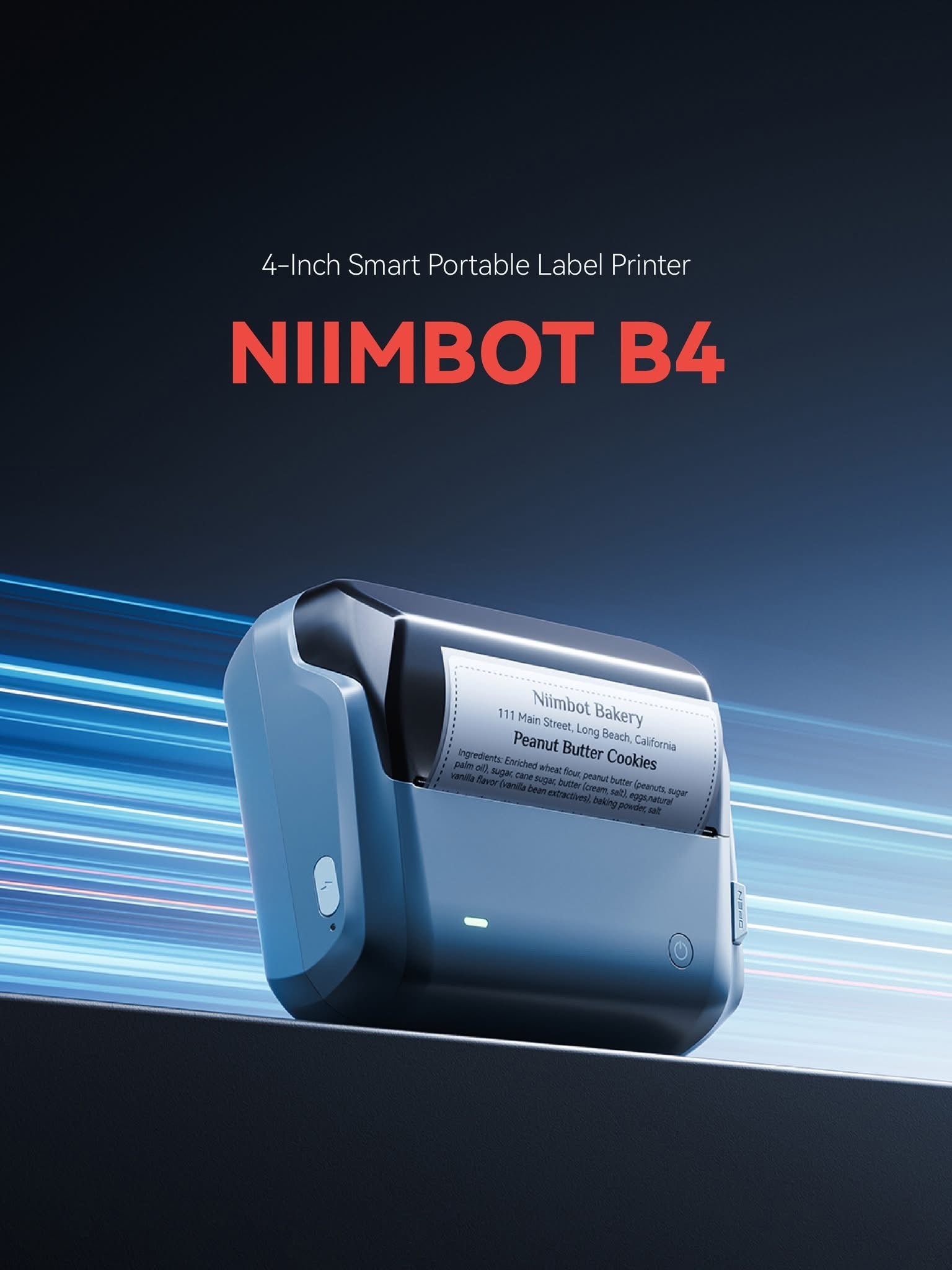NIIMBOT B4 , 4 Inch Thermal Label Printer