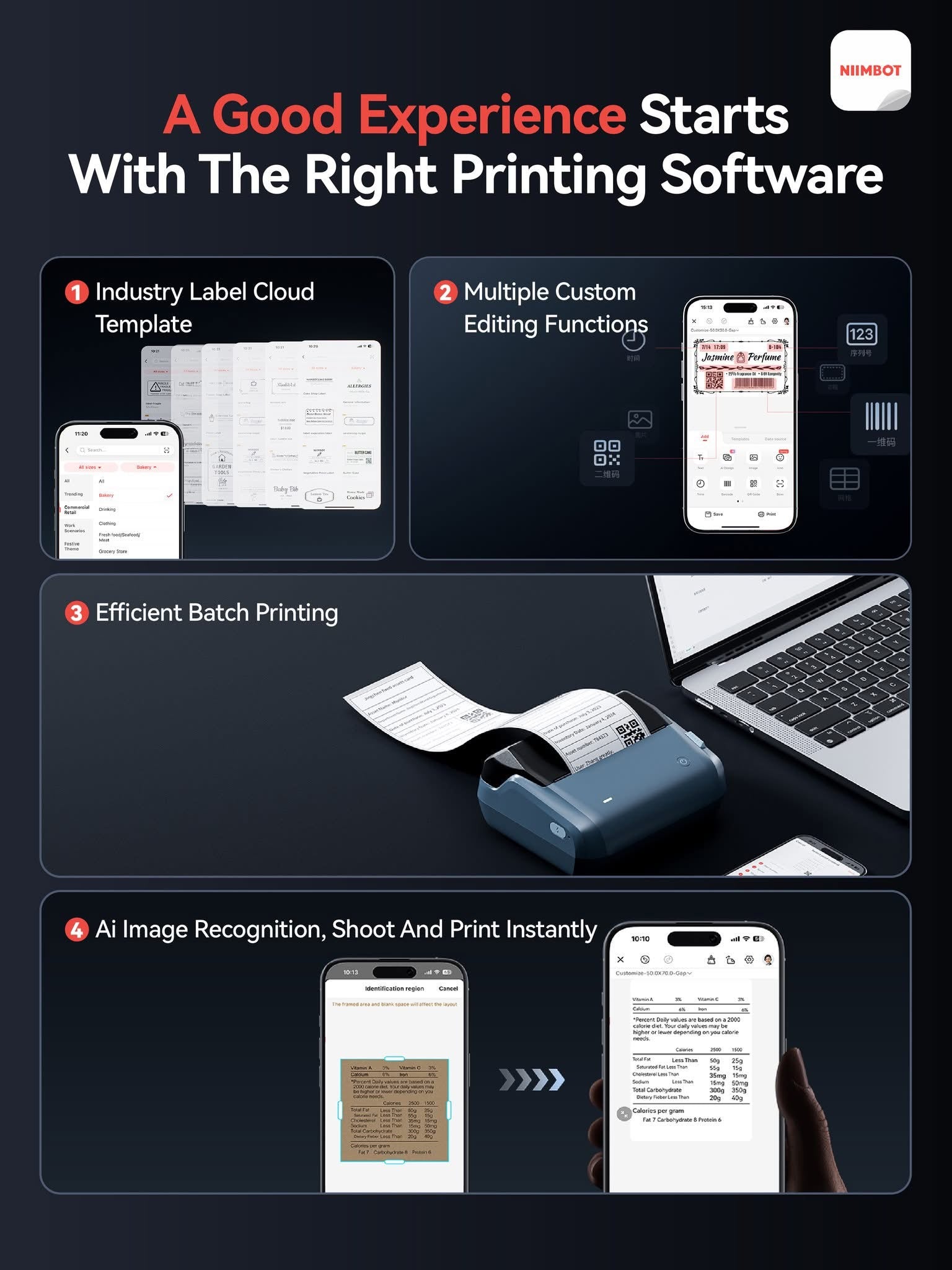 NIIMBOT B4 , 4 Inch Thermal Label Printer
