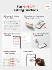 NIIMBOT H1S Label Maker Machine with Tape