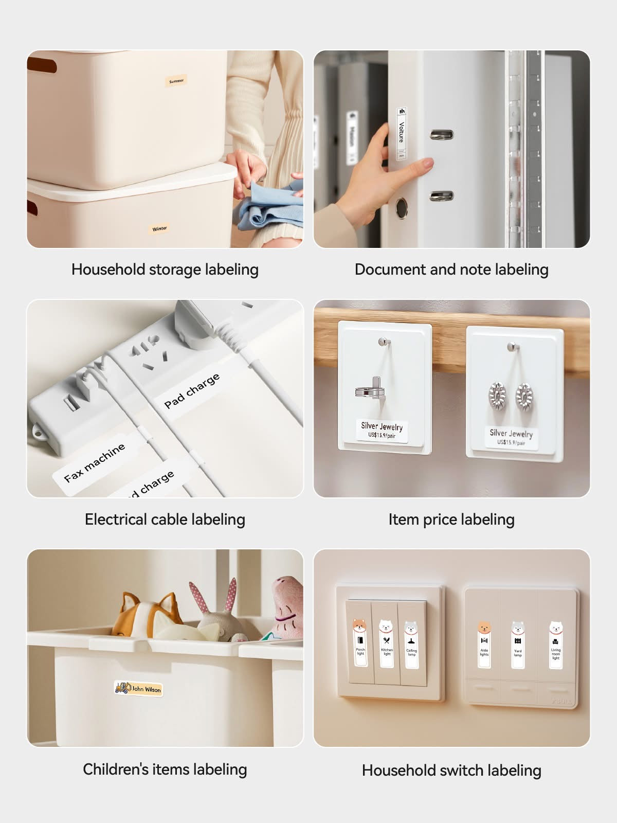 NIIMBOT D11 New Version Label Maker Machine with Tape,300DPI