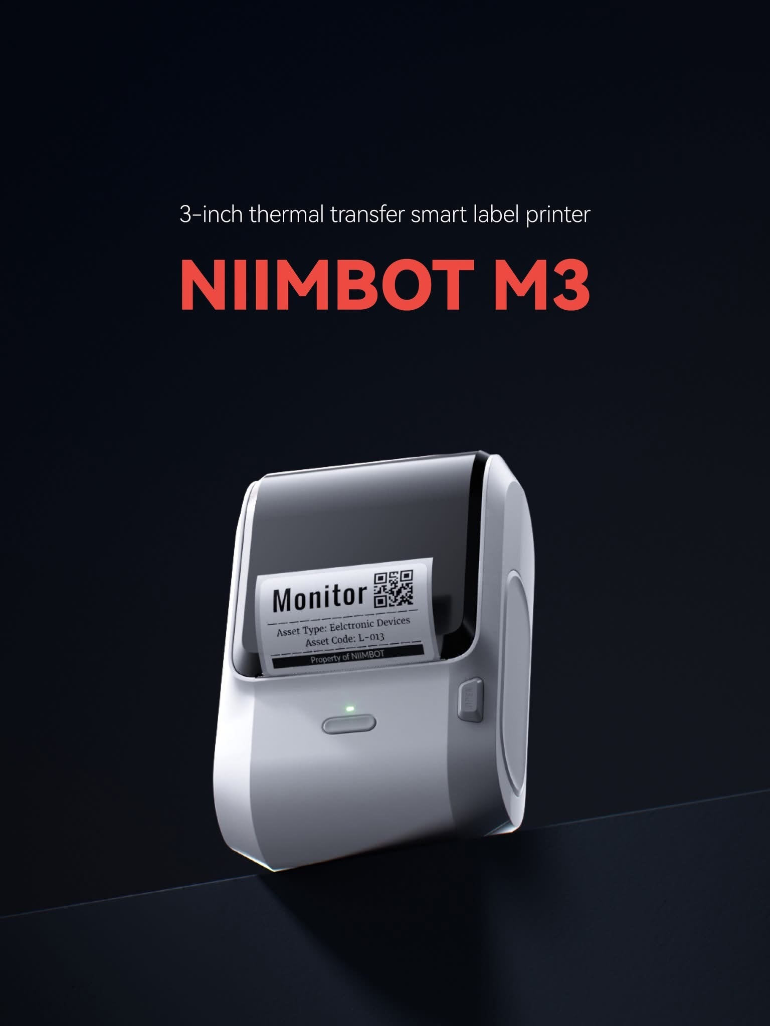 NIIMBOT M3 Inkless Label Maker, Bluetooth Color Thermal Transfer