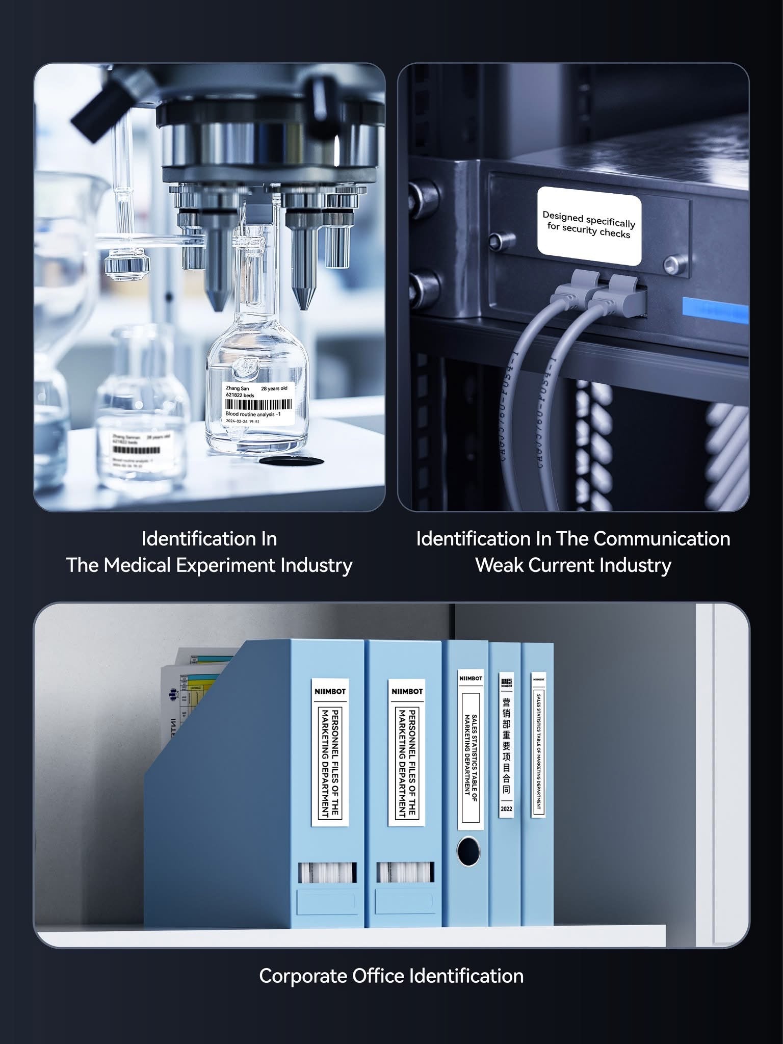 NIIMBOT M3 Inkless Label Maker, Bluetooth Color Thermal Transfer