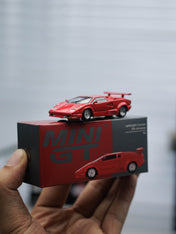 MINIGT 1/64 兰博基尼Countach 25周年纪念版 红色