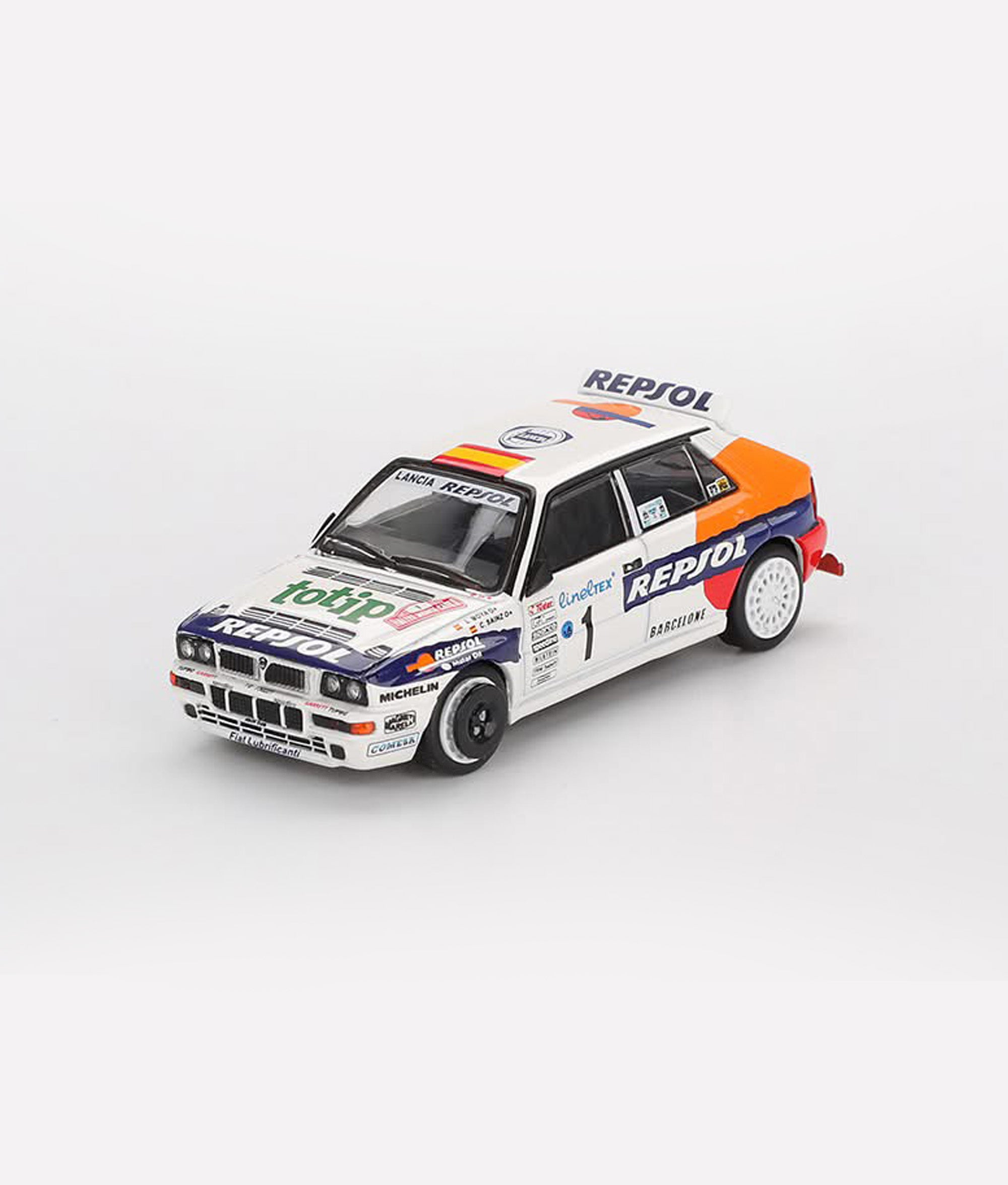 MINIGT 1/64 - 蓝旗亚Delta HF Integrale Evoluzione #1 1993年蒙特卡