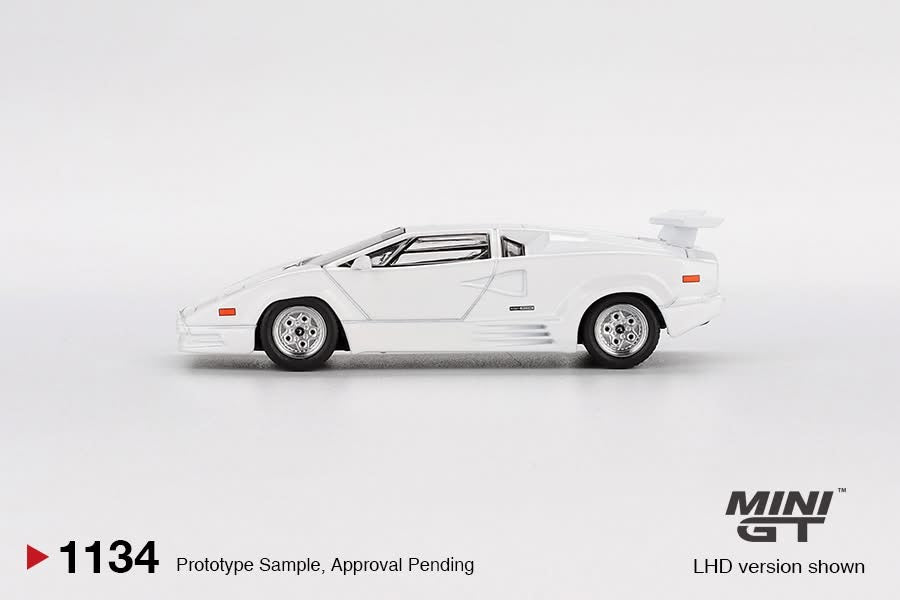 MINIGT 1/64 - Lamborghini Countach 25th Anniversary White