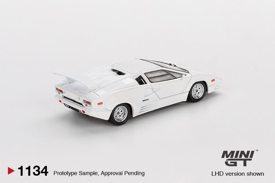 MINIGT 1/64 - Lamborghini Countach 25th Anniversary White