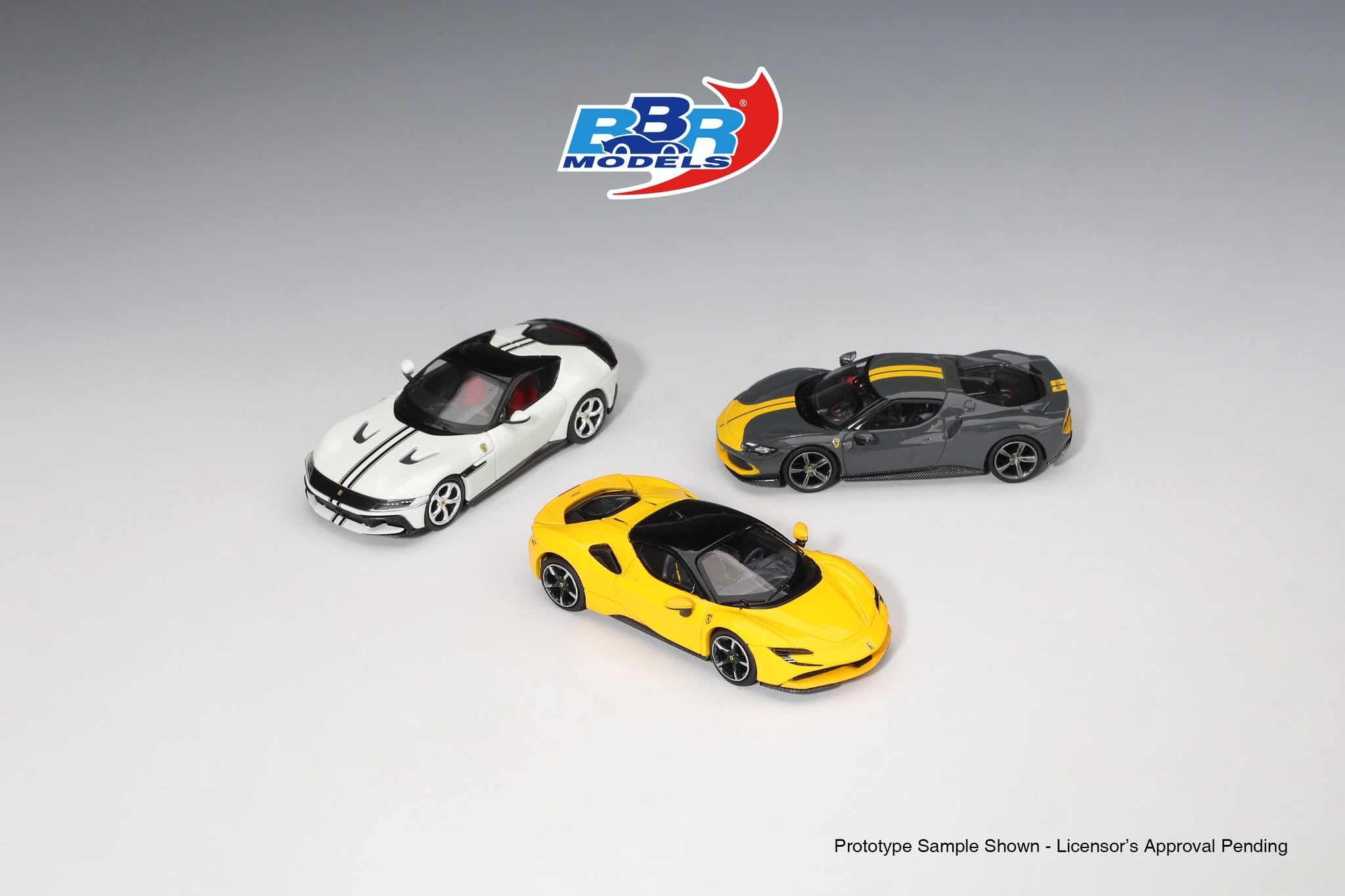 BBR 1/64 - Ferrari 296 GTB Assetto Fiorano Grigio Scuro