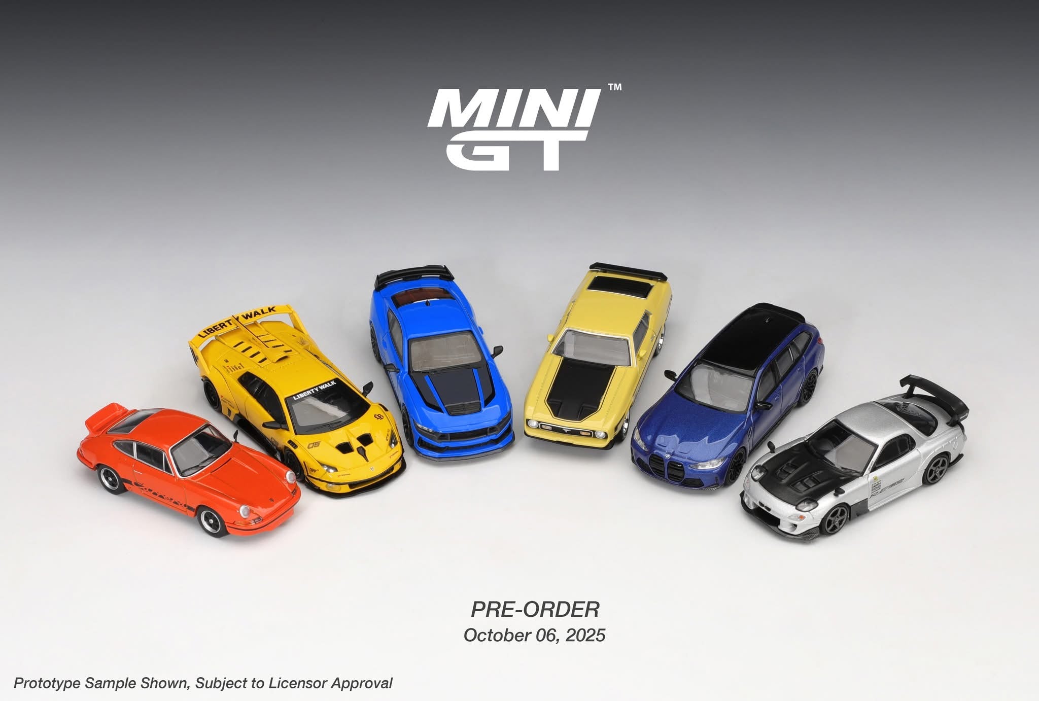 MINIGT - LB-Silhouette WORKS MURCIELAGO GT Evo Yellow