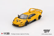 MINIGT - LB-Silhouette WORKS MURCIELAGO GT Evo Yellow