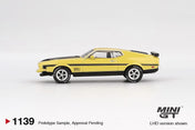 MINIGT - Ford Mustang Mach1 Grabber Yellow