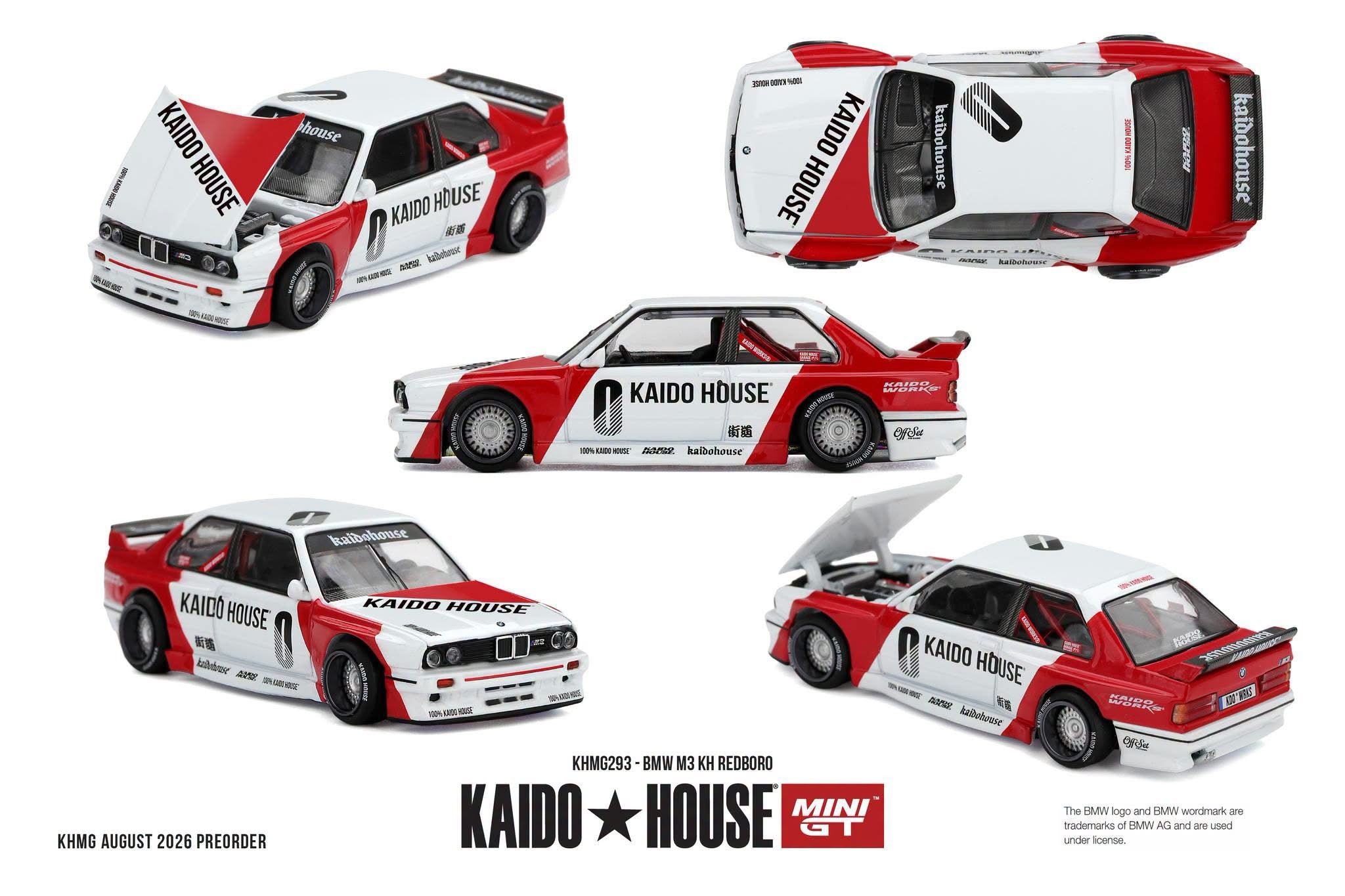 KAIDO HOUSE X MINI GT 1/64 BMW M3 KH REDBORO