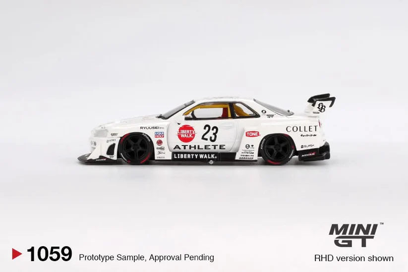 MINIGT - Nissan LB-ER34 Super Silhouette ATHLETE/COLLET