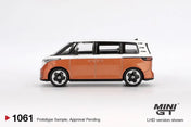MINIGT - VOLKSWAGEN ID.BUZZ CANDY WHITE / ENERGETIC ORANGE MGT01061-L