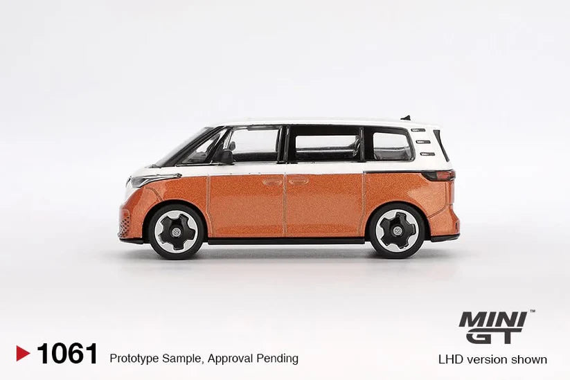 MINIGT - VOLKSWAGEN ID.BUZZ CANDY WHITE / ENERGETIC ORANGE MGT01061-L