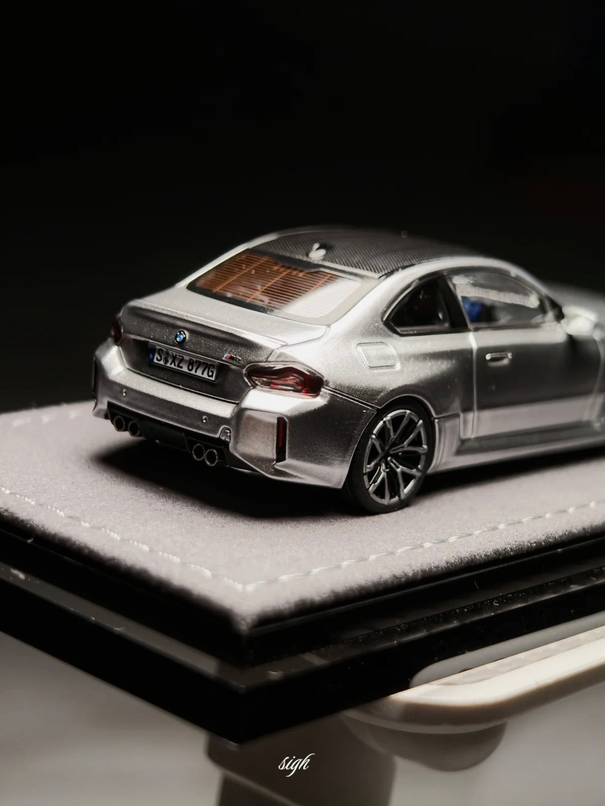 Mortal 1:64 2 Series M2 Mk2 (G87) M2 Liquid Metal Silver