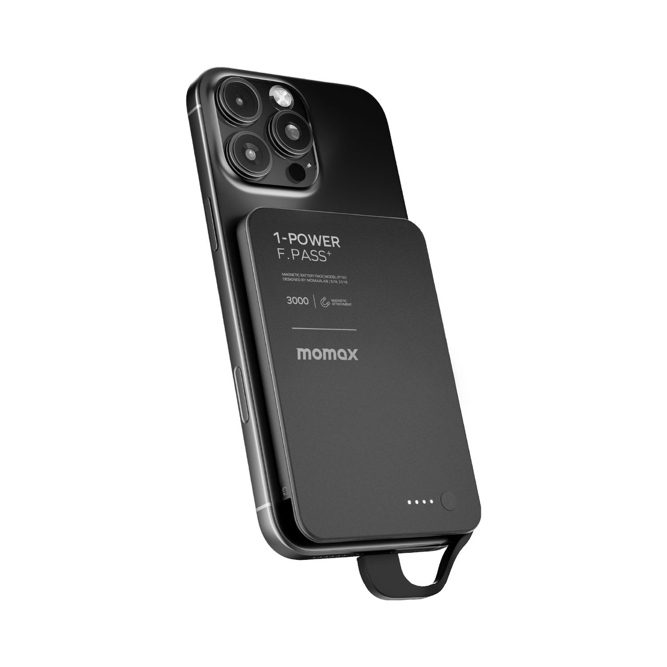 1-Power F.Pass⁺ 3000mAh Magnetic Battery Pack with Built-in Cable