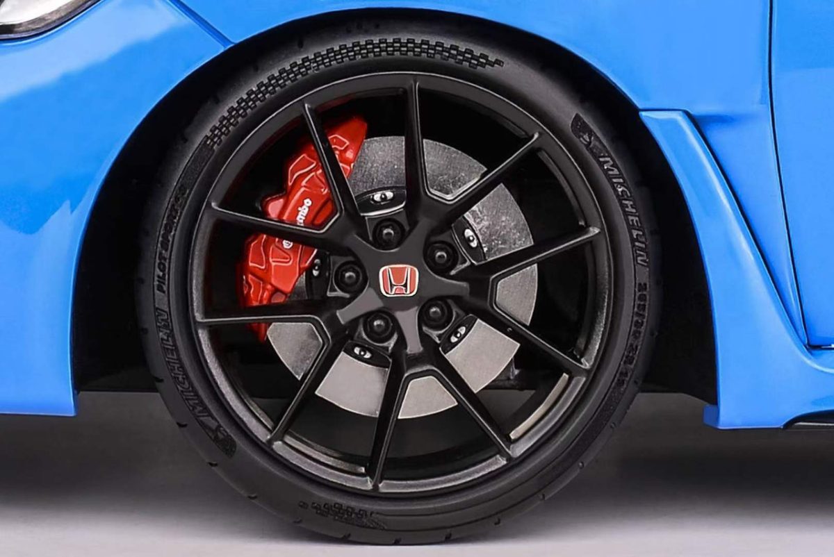 1/18 Motorhelix Honda Civic Type-R (FL5) (Blue) with Extra Engine Limited
