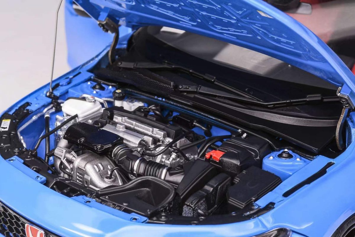 1/18 Motorhelix Honda Civic Type-R (FL5) (Blue) with Extra Engine Limited