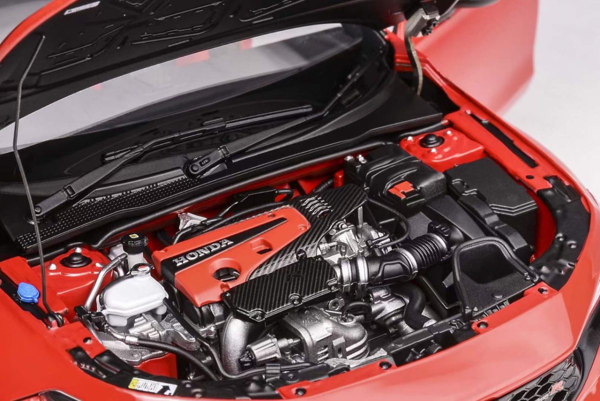 1/18 Motorhelix Honda Civic Type-R (FL5) (Red) with Extra Engine Limited
