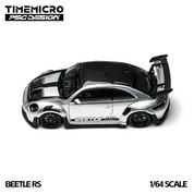 TimeMicro × PSC DESIGN 1:64 Beetle RS First Edition Silver Die-Cast Car Model