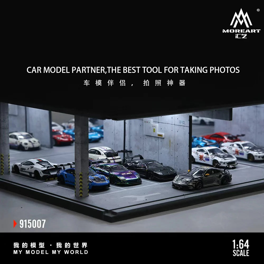 MOREART 1/64 BONE DRAGON RACING CAR DOLL SET