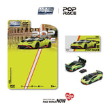 Pop Race 1/64 Lamborghini Huracán STO Green