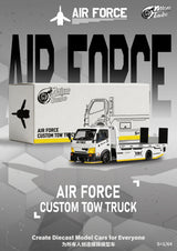 MicroTurbo MT 1:64 Alloy Model! 300 Series 2nd Generation, Customized Modified Flatbed Trailer – Custom Tow Truck Edition.