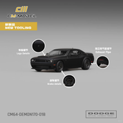 CM Model 1:64 Alloy Model! Dodge Demon 170 – Matte Black