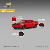 CM Model 1:64 Alloy Model! Dodge Demon 170 – Red