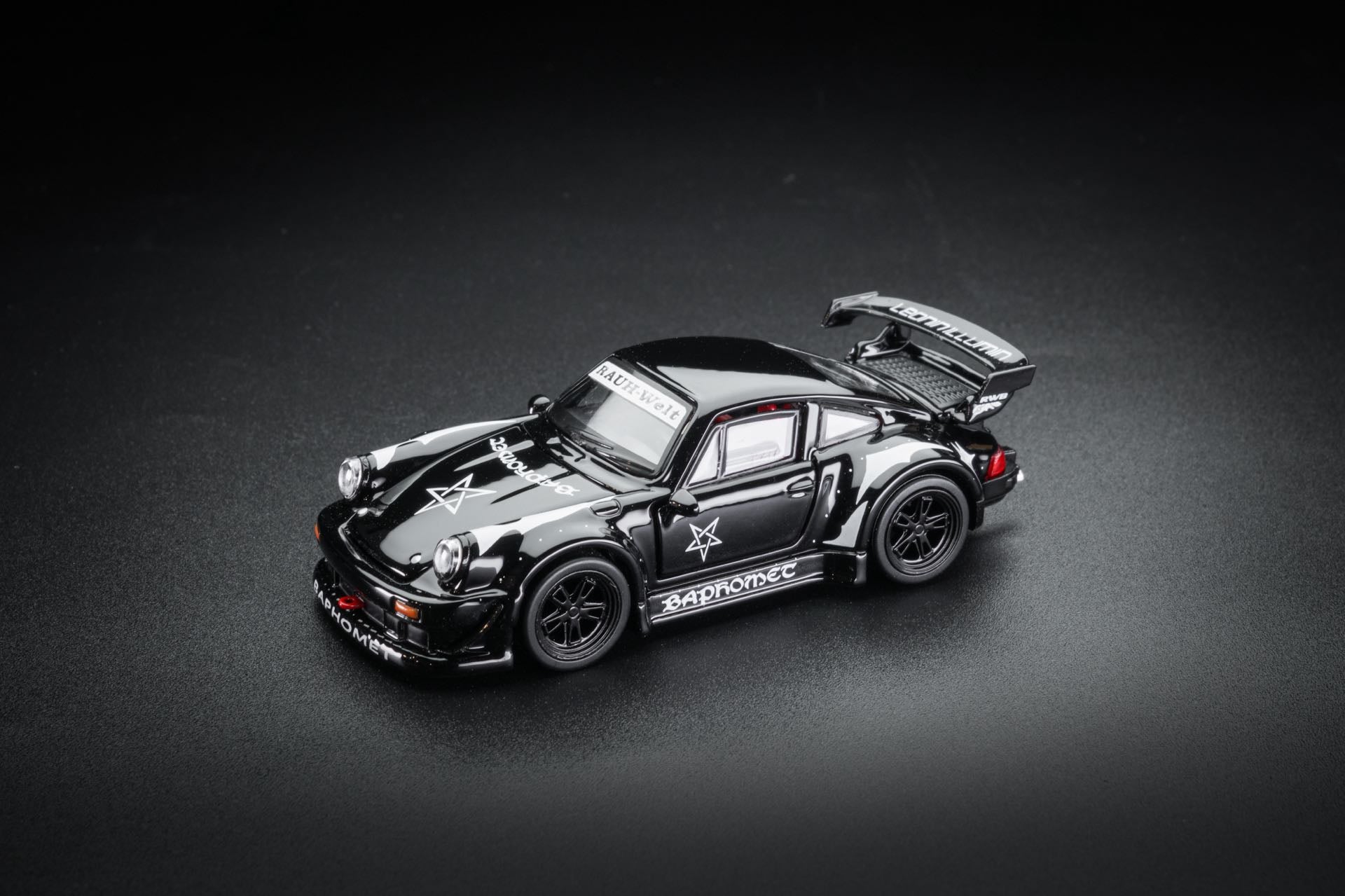 FG 1/64 Porsche RWB 930 Black Demon black