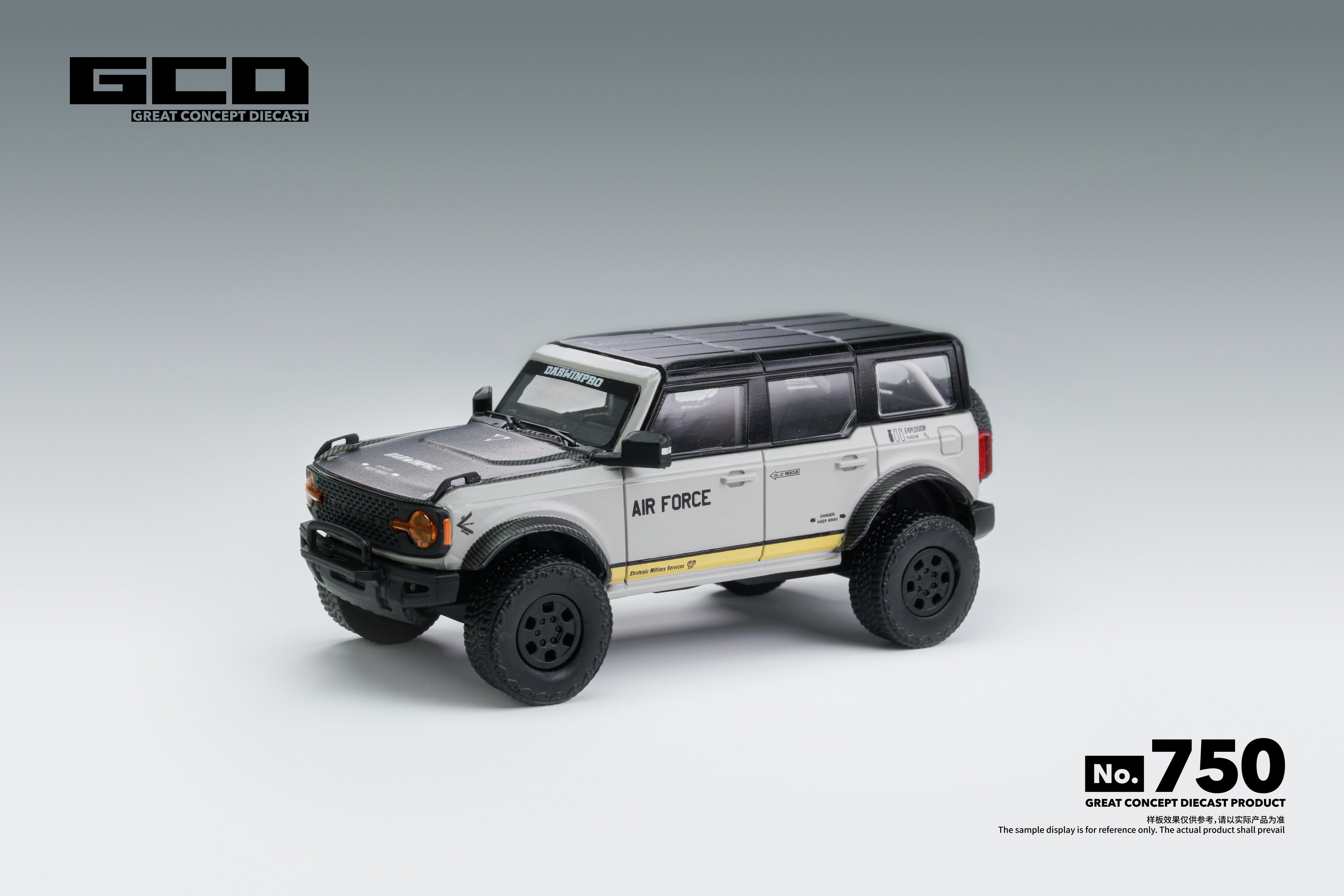 GCD 1/64 The Fierce Horse – DarwinPRO AIR FORCE Battle Gray paint scheme