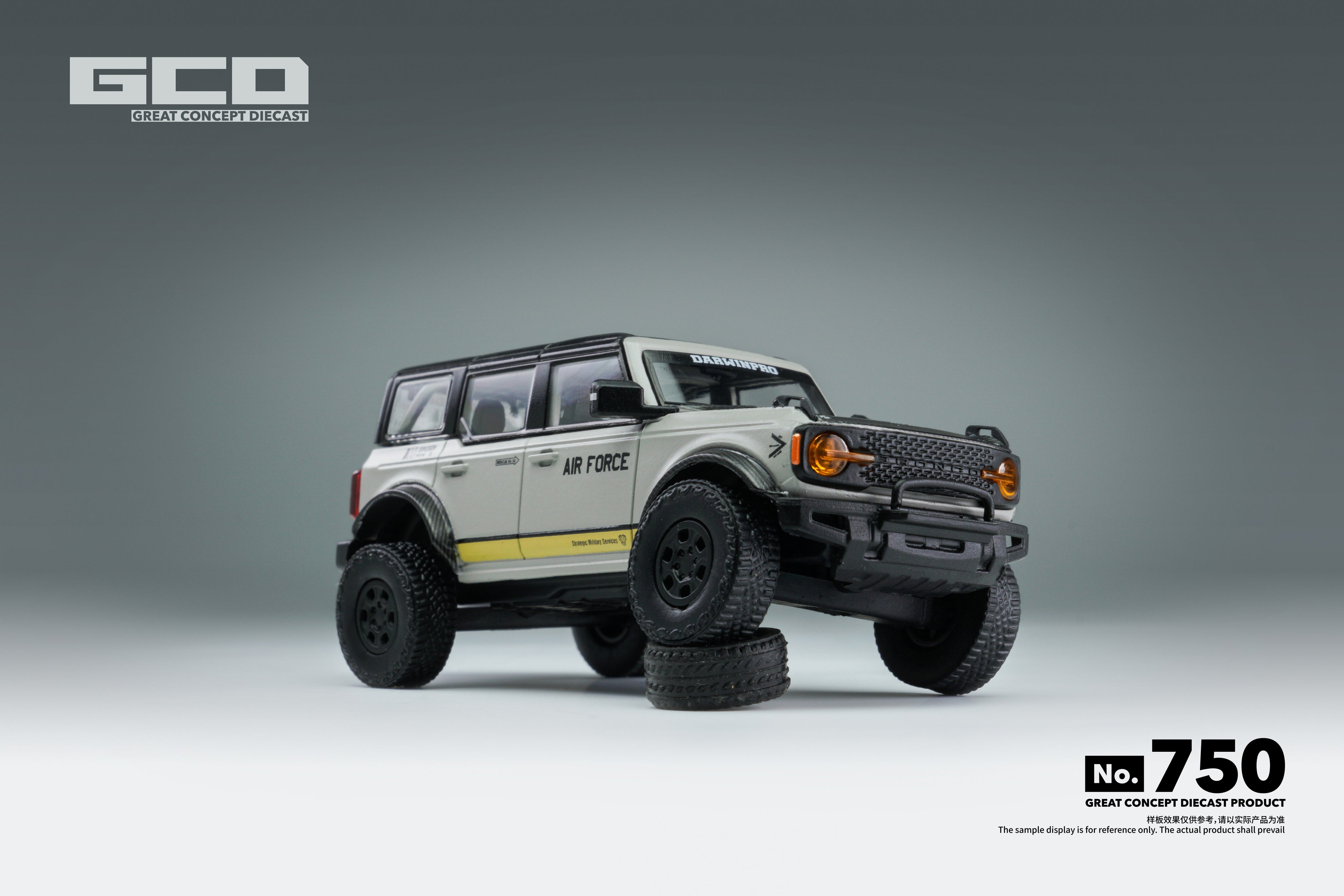GCD 1/64 The Fierce Horse – DarwinPRO AIR FORCE Battle Gray paint scheme