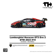 Trends Hobby TH 1:64 Lamborghini Huracan GT3 EVO2 Red-Black No. 19 Paint Scheme Red-Black DTM 2023