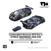 Trends Hobby TH 1:64 Lamborghini Huracan GT3 EVO2 Deep Blue 29 paint scheme GTWCA Indonesia 2026