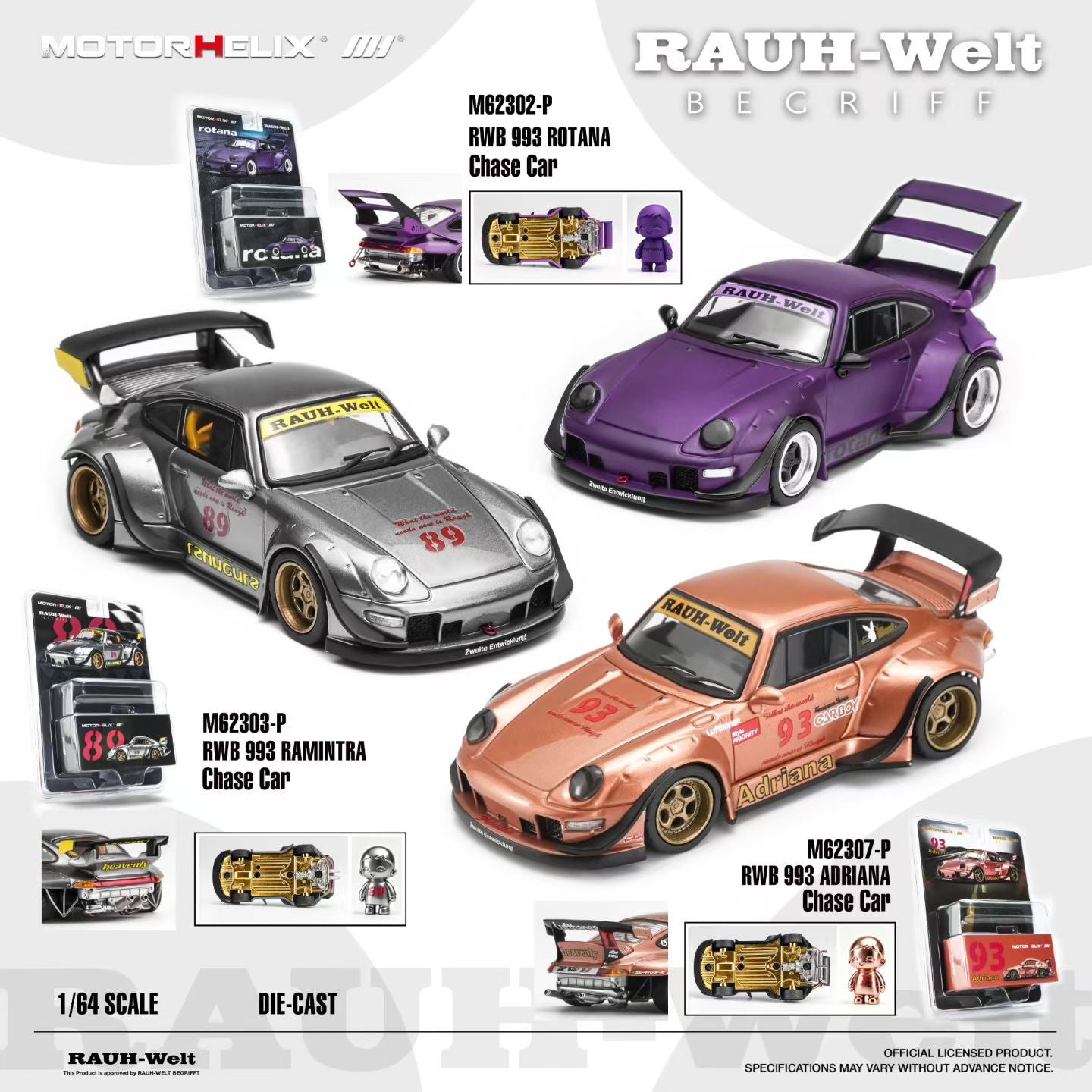 MOTORHELIX 1/64 RWB 993 Rotana