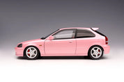 1:18 HONDA CIVIC TYPE R (EK9) – SWEET PINK – MOTORHELIX - PRE ORDER