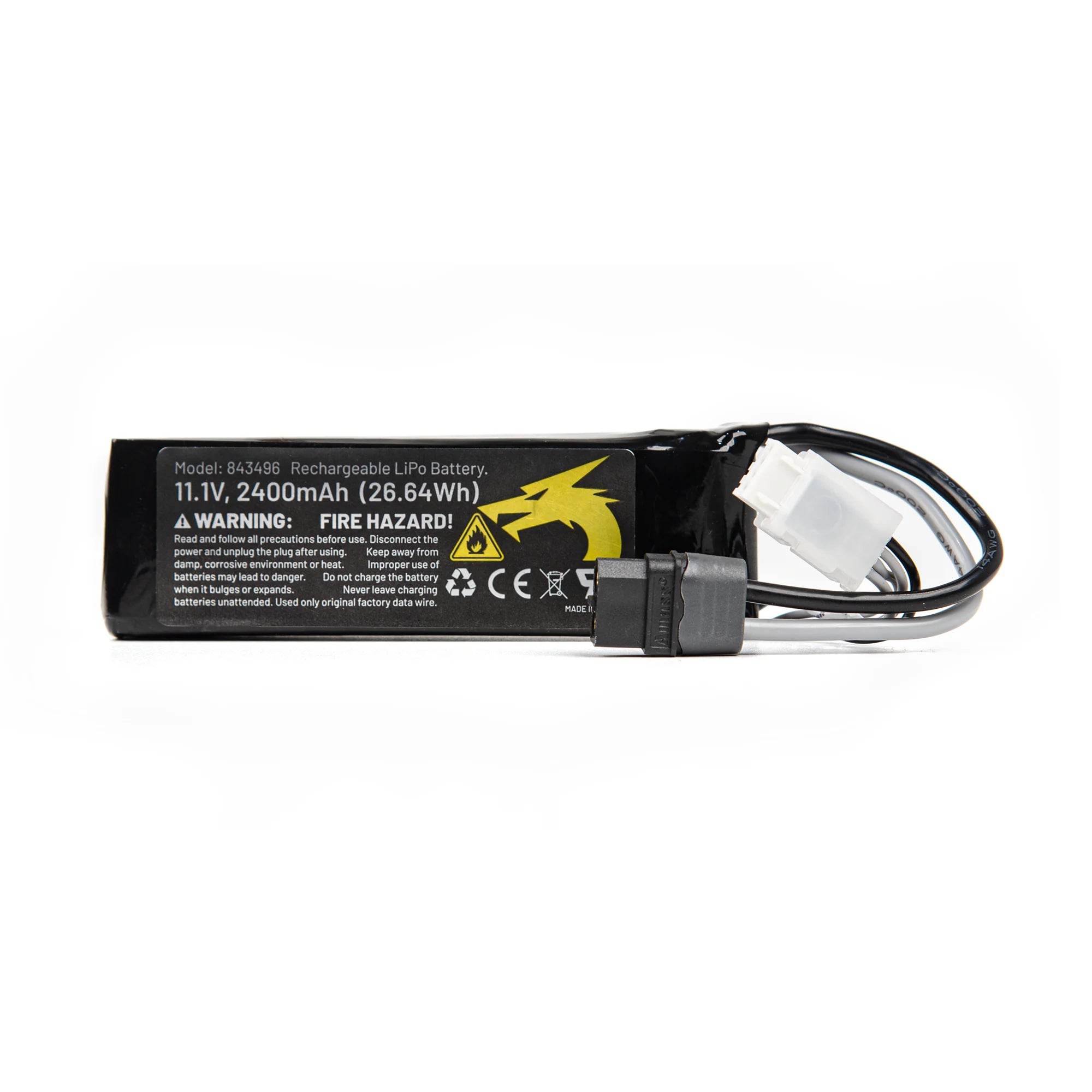 UDIRC 2400mAh 11.1V 3S Battery XT60 for UD1610S