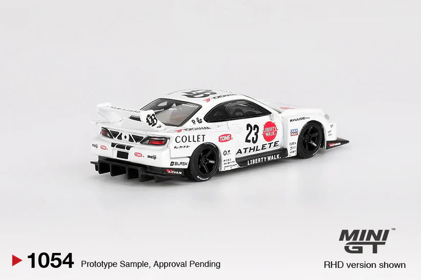 MINI GT 1:64 Nissan LB-Super Silhouette S15 Silvia Athlete White