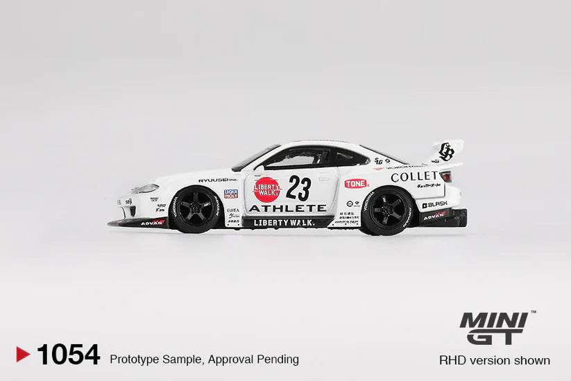 MINI GT 1:64 Nissan LB-Super Silhouette S15 Silvia Athlete White