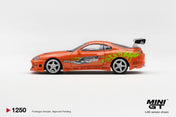 MINIGT 1/64 Toyota Supra BOMEX " The Fast and the Furious"  Brian O'Conner / Blister Packaging