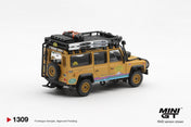 MINIGT 1/64 Land Rover Defender 110 1998  Camel Trophy Tierra del Fuego CT.10 USA