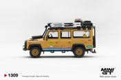 MINIGT 1/64 Land Rover Defender 110 1998  Camel Trophy Tierra del Fuego CT.10 USA