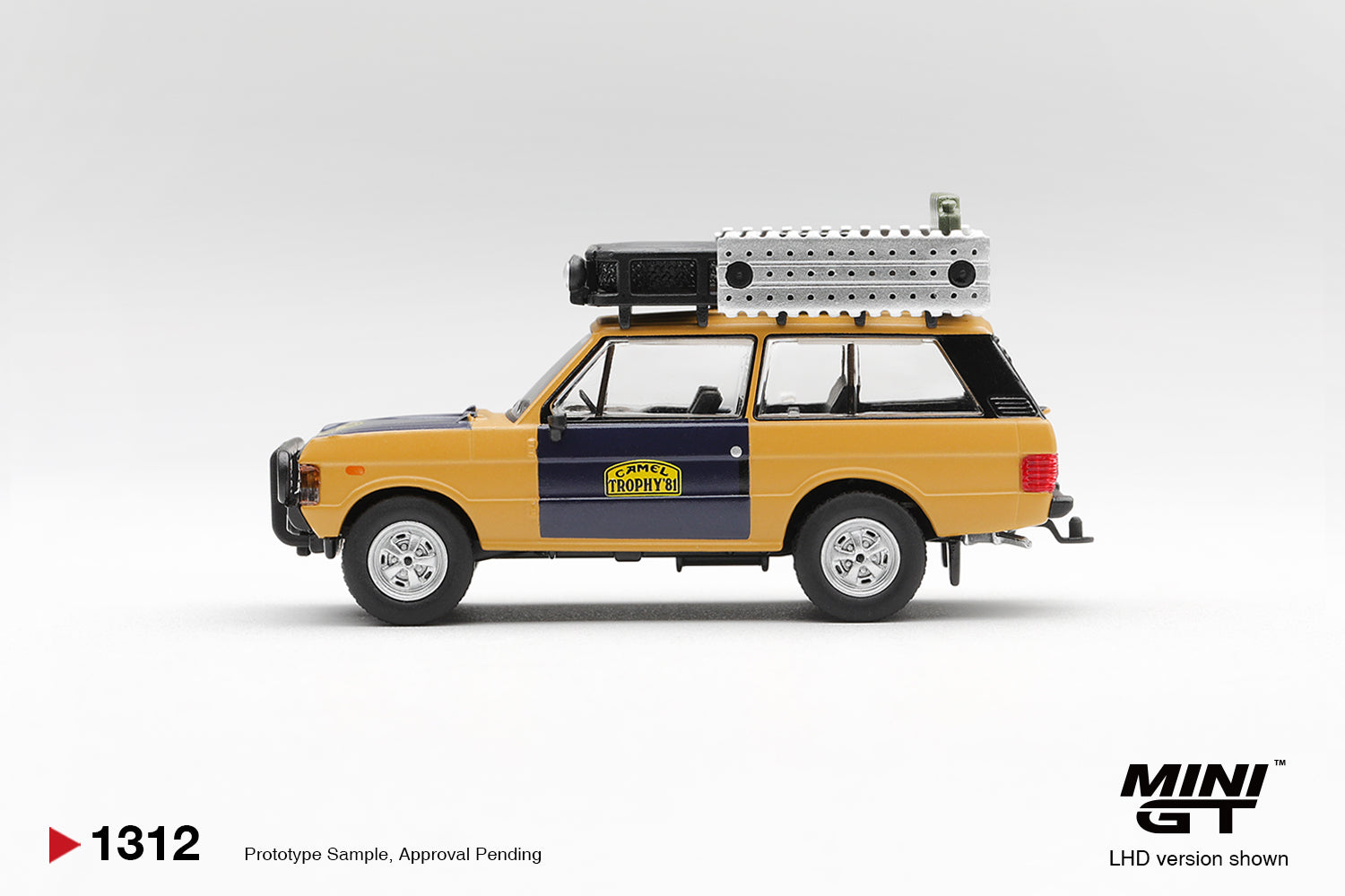 MINIGT 1/64 Range Rover 1981 Camel Trophy  Sumatra H.Fischer & W.Bays