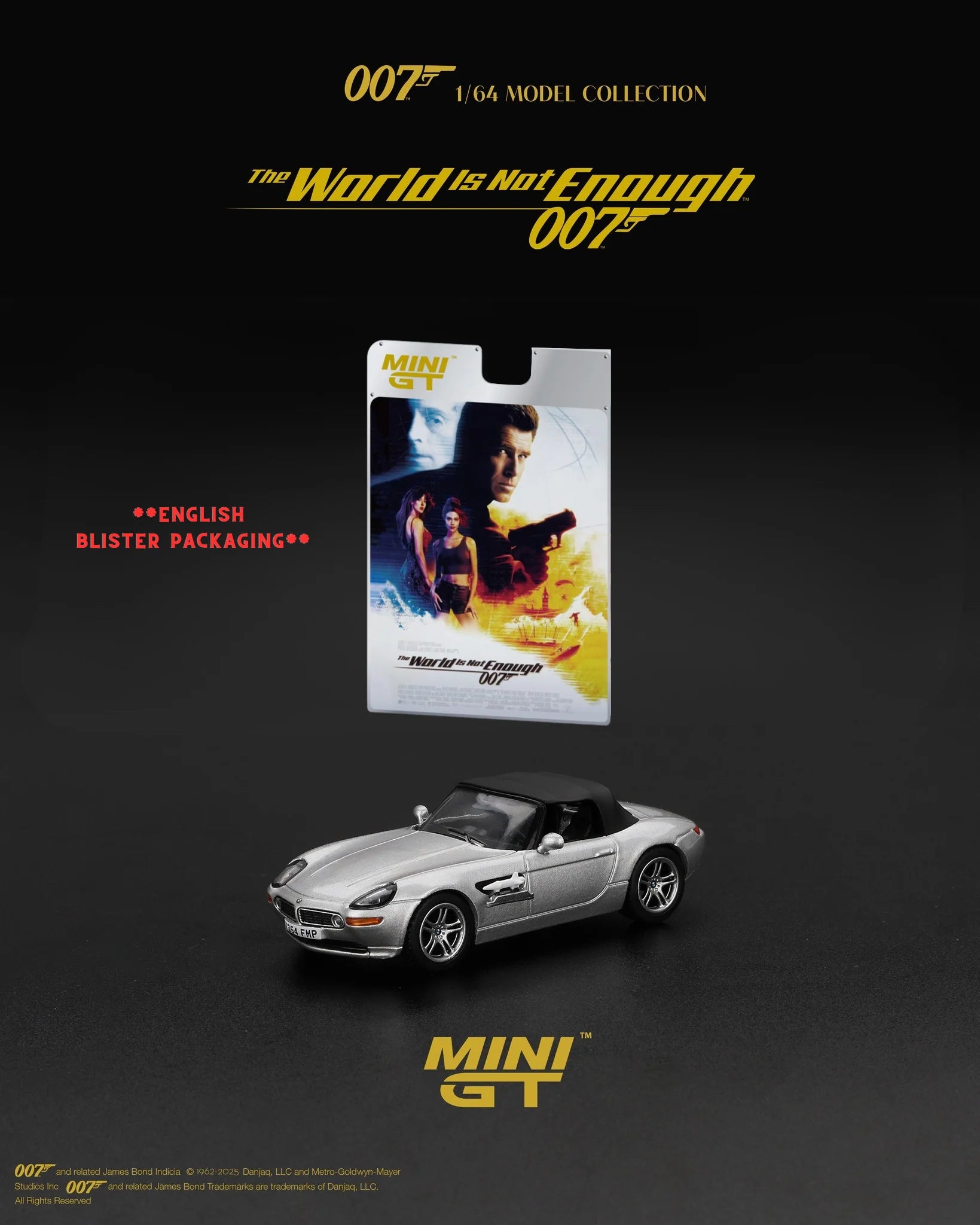 MINIGT 1/64 BMW Z8 "The World Is Not Enough" / English Blister Packaging