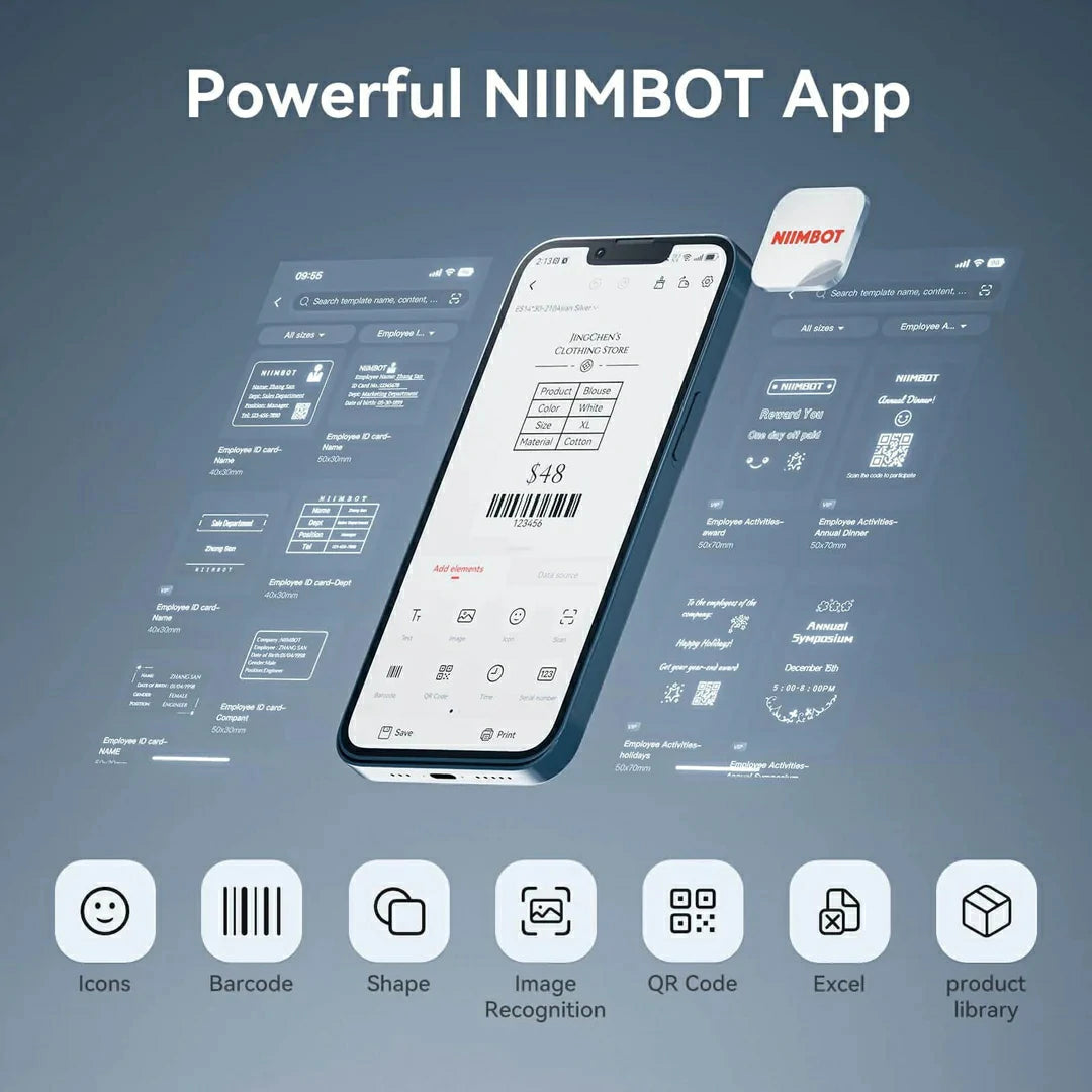 NIIMBOT K3 3 Inch Bluetooth Inkless Thermal Label Maker ( WIFI )