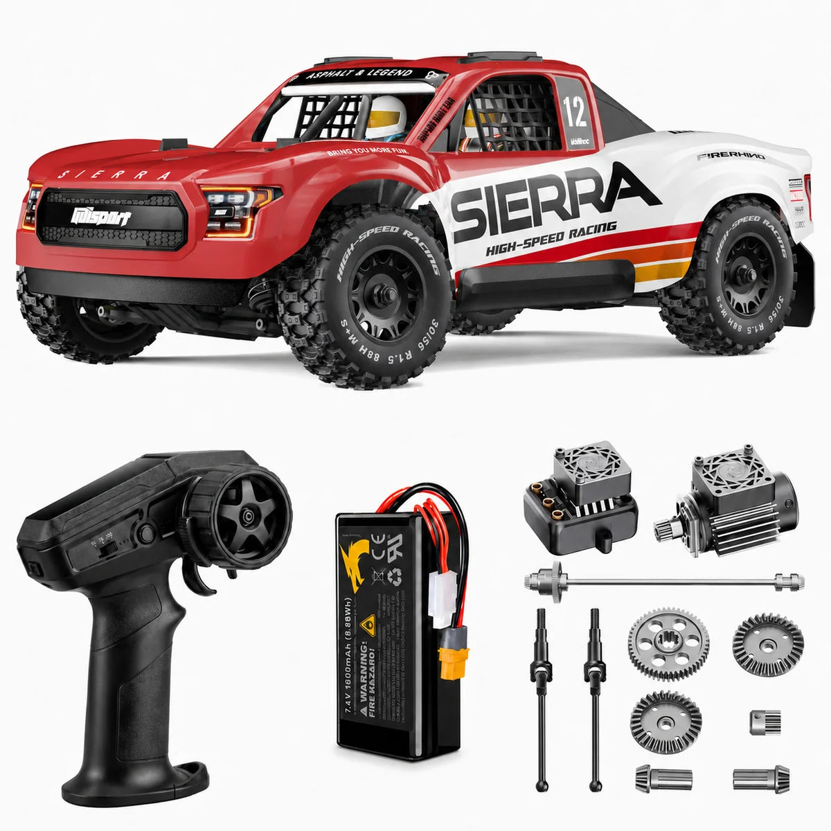 UDIRC SIERRA UD1203 1/12 4WD Brushless RTR RC Trophy Truck