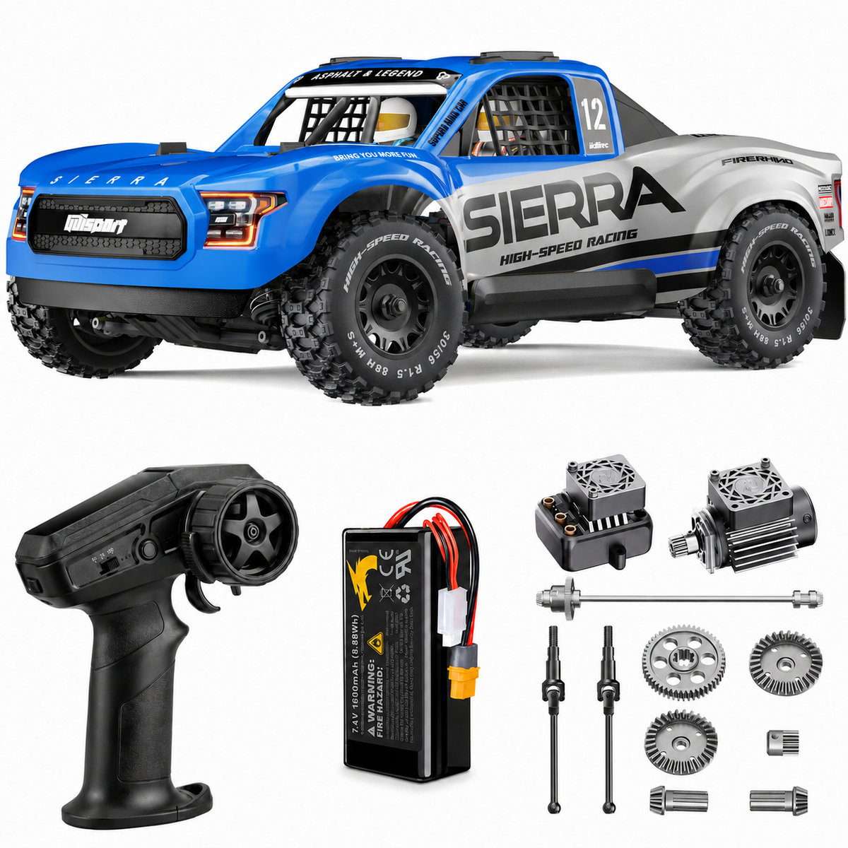 UDIRC SIERRA UD1203 1/12 4WD Brushless RTR RC Trophy Truck