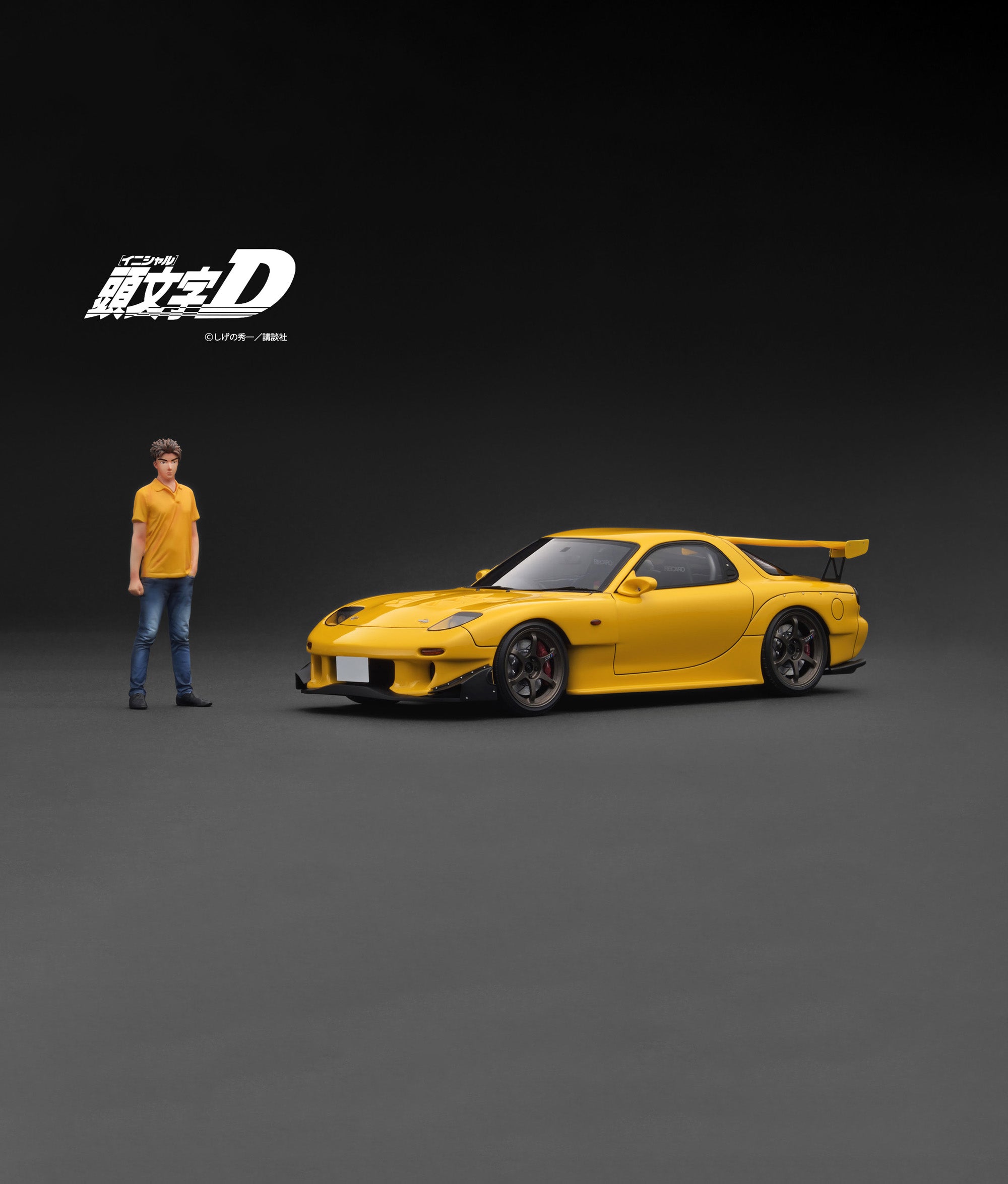 Initial D Rx7 IGNITION MODEL INITIAL D Mazda RX-7 (FD3S) Yellow With Mr. Keisuke Tak ...