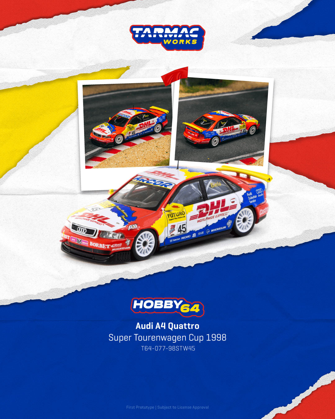 Tarmac Works - Audi A4 Quattro Super Tourenwagen Cup 1998 Frank Biela